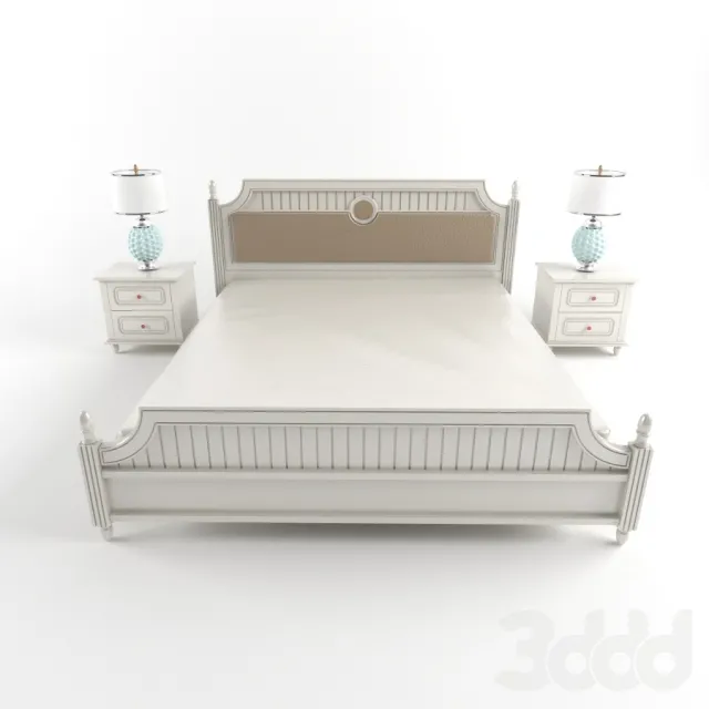 White pearl bed – 228695