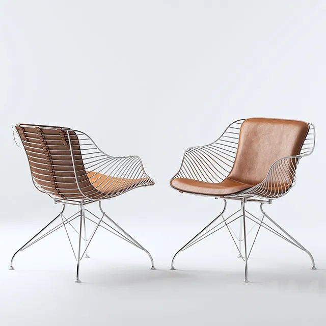 Wire dining chair by Overgaard  Dyrman Aps – 228795