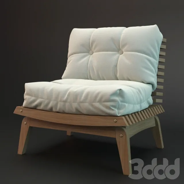 Wood Armchair – 228843