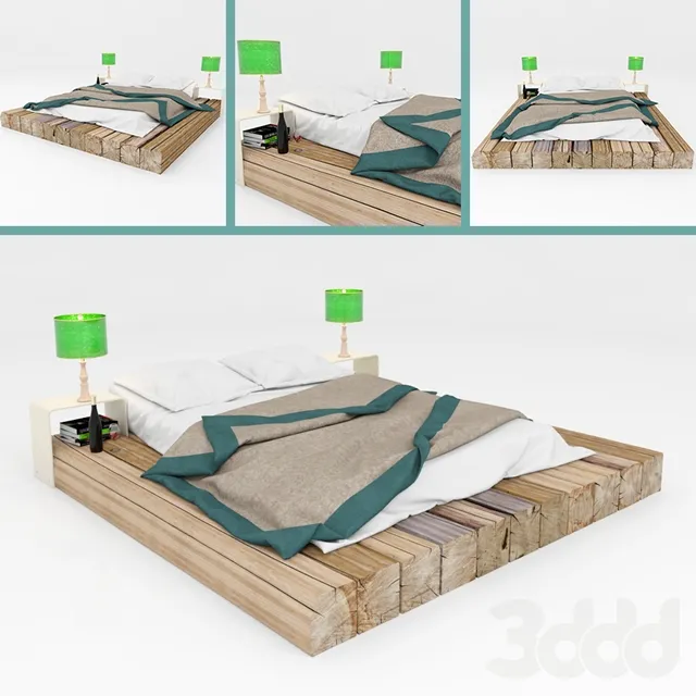 Wood Bed Model – 228847