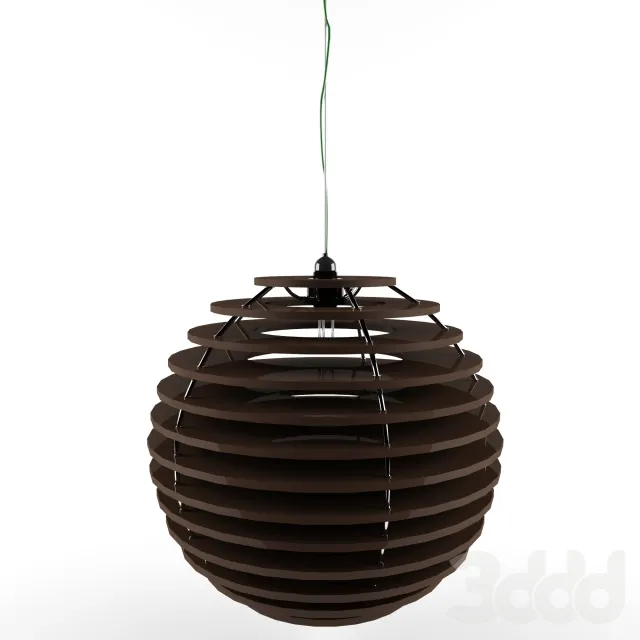 wood ceiling lamp variant2 – 228857