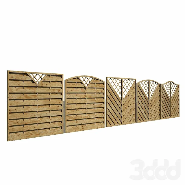 Wooden fence 1 – 228961