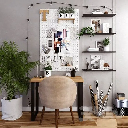 Working place 3D Model – 229017