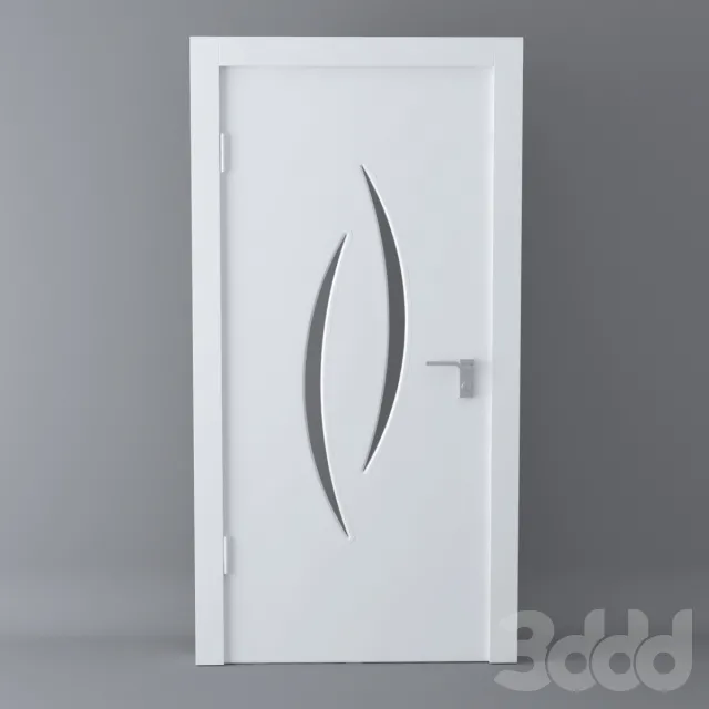 Белая дверь – Modern white door – 229649