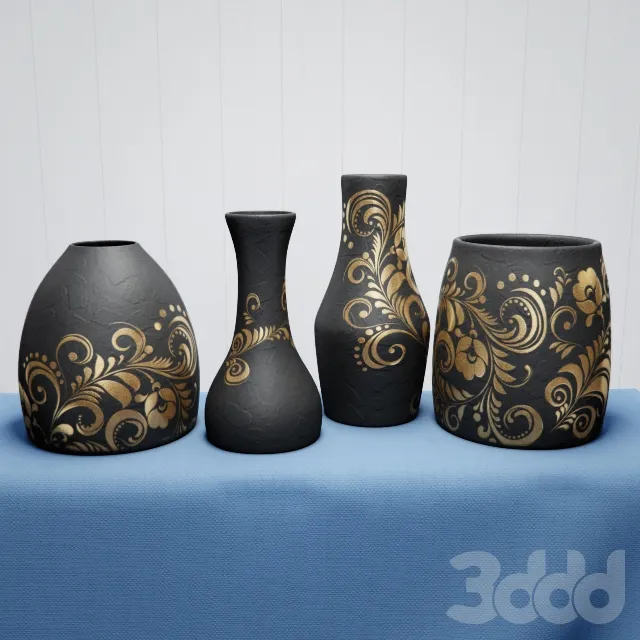 вазы Золотой декор – 230107