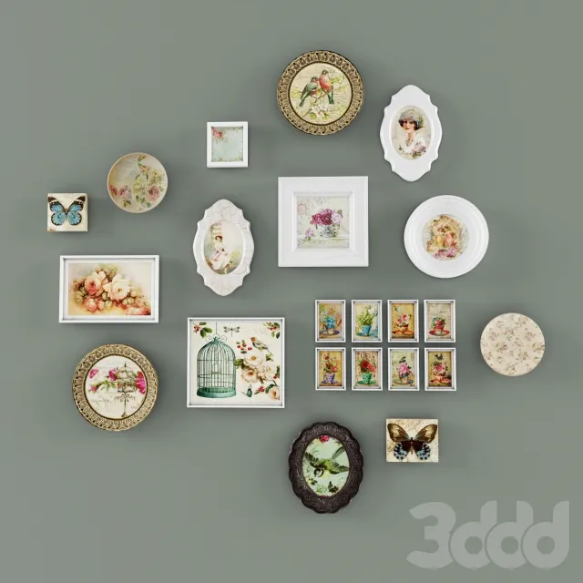 Винтажные рамки – 230237