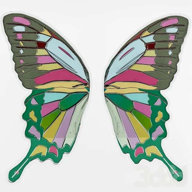 Витраж бабочка – 230251