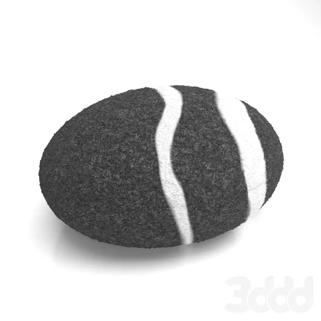 Войлочный пуф камень ручной работы 2 – 230307