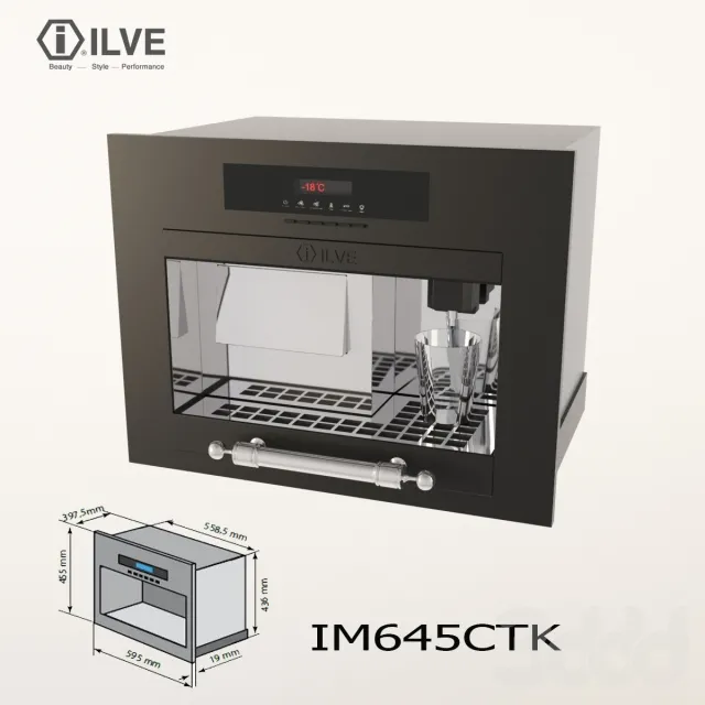 Встраиваемый лёдогенератор ILVE IM645CTK – 230343