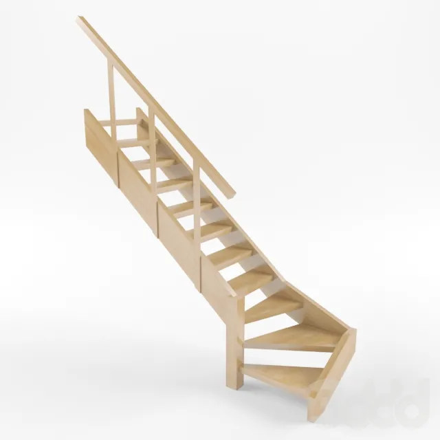 Деревянная лестница – 231045