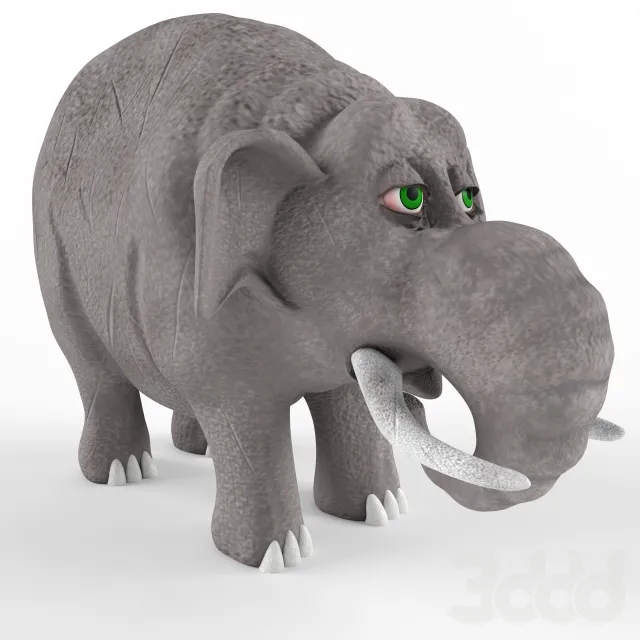 Детская пластмассовая игрушка Слон – 231135