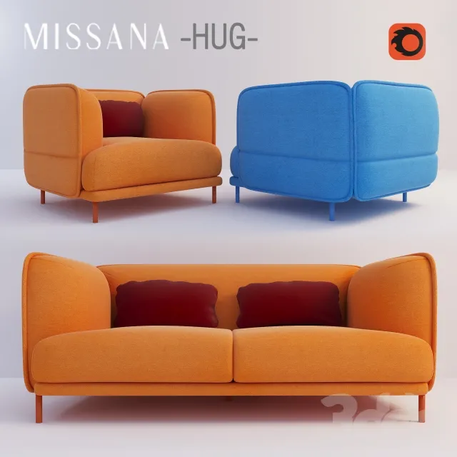 Диван и кресло Missana Hug – 231433