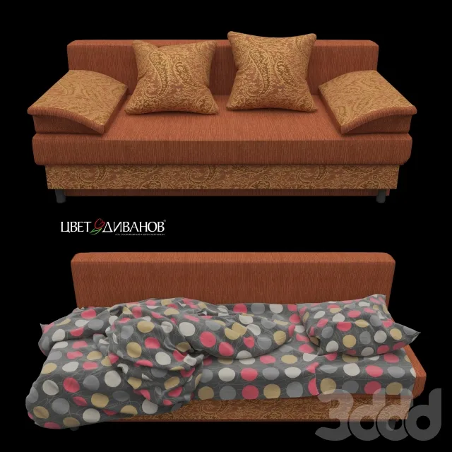 Диван Мадрид с бельем – 231453