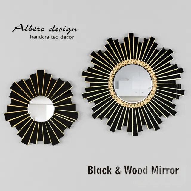 зеркало Black  Wood – 231823