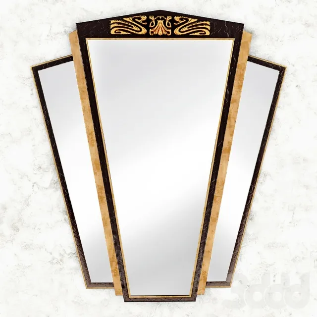 Зеркало Large Art Deco Triptych Wall Mirror – 231859