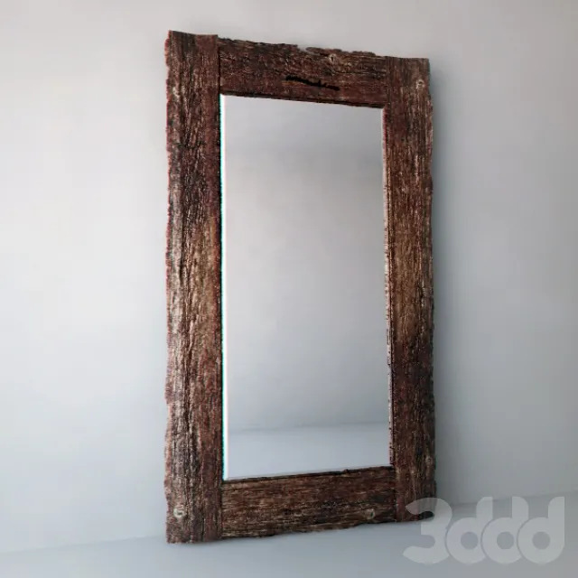 Зеркало в деревянной раме – 231883