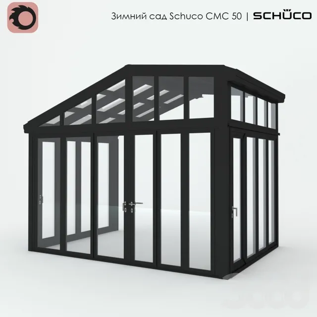 Зимний сад Schuco CMC 50 с несимметричной крышей – 231997