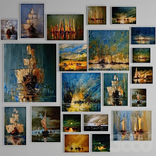 Картины Осенние корабли Justyna Kopania – 232249