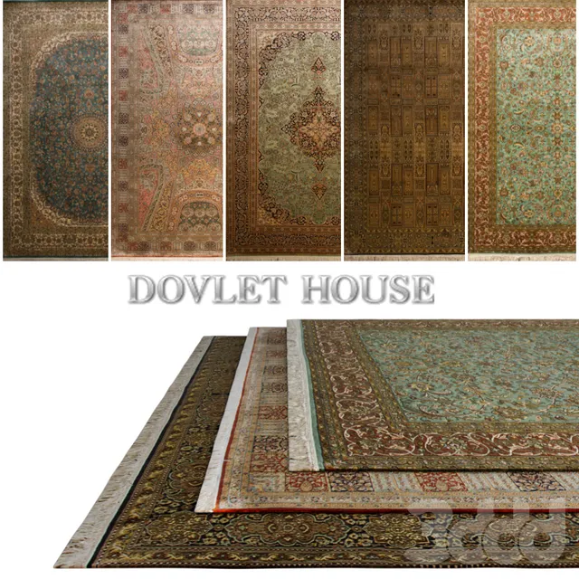 Ковры DOVLET HOUSE 5 штук (part 121) – 232587