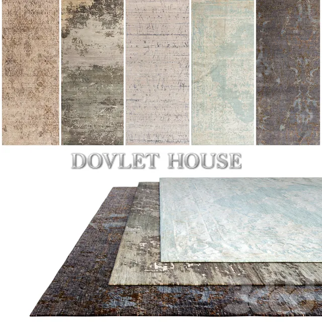Ковры DOVLET HOUSE 5 штук (part 176) – 232703