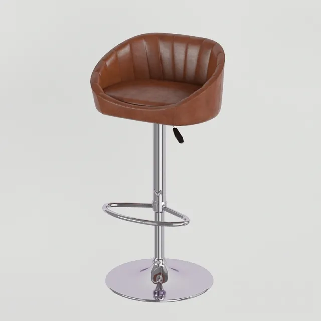 Кожаный барный стул Leather Luxery Bar Stool – 232907