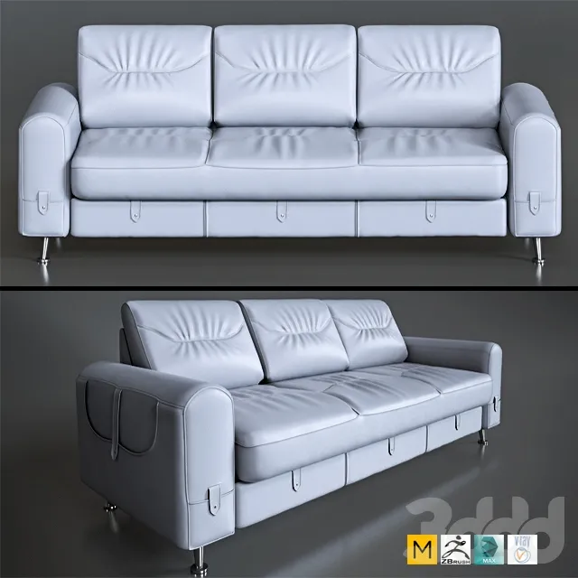 Кожаный диван-Sofa – 232911