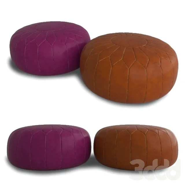 кожаный пуф – 232913