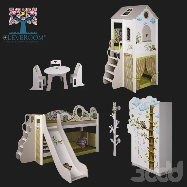 Коллекция детской мебели «Совы» от CLEVEROOM – 232957