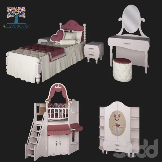 Коллекция детской мебели Маркиза от CLEVEROOM – 232959