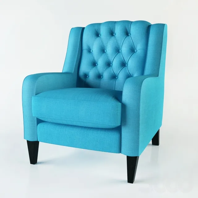 Кресло Bladon buttoned armchair – 233639