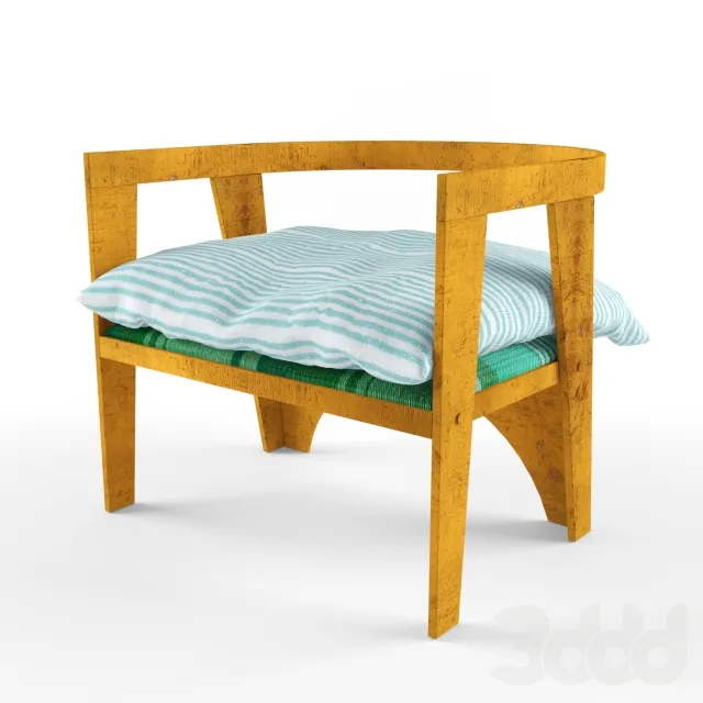 Кресло дачное с подушкой – 233859