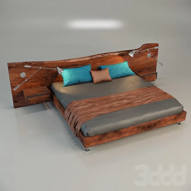 Кровать в стиле лофт – 234097