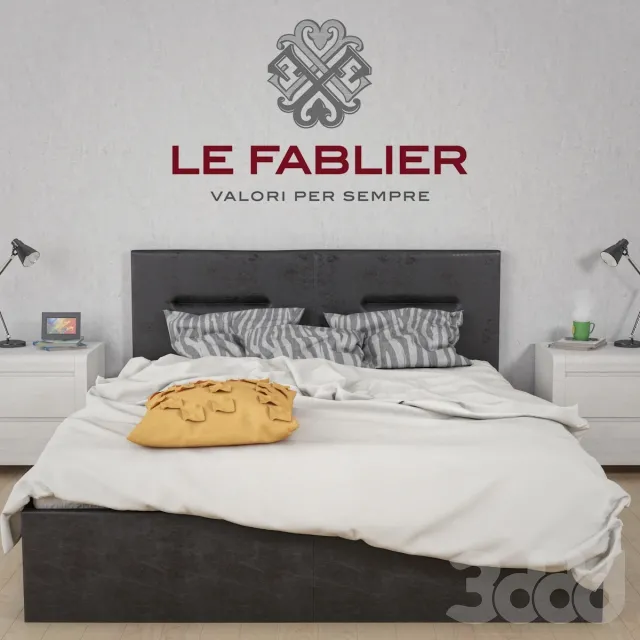 Кровать и тумбочка Le Fablier Rosa Emily – 234111