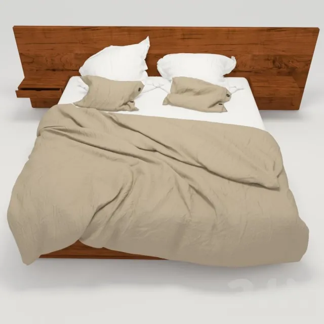Кровать с выдвижными ящикамипостельное белье – 234137