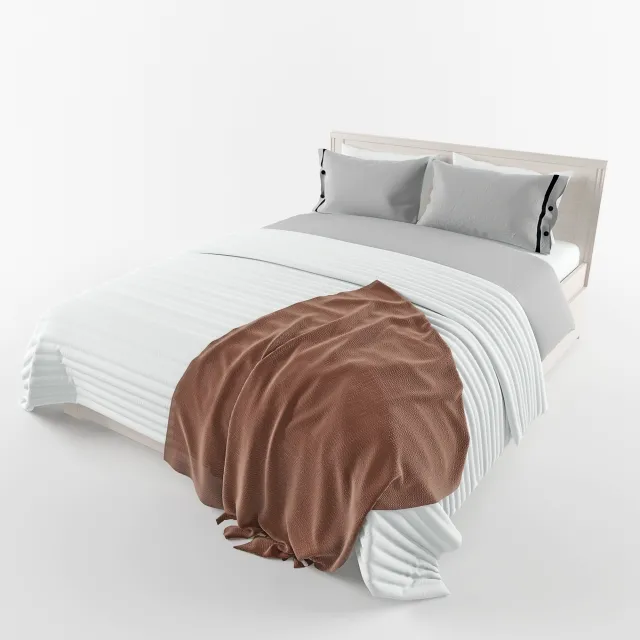 Кровать с постелью Ikea BRUSALI – 234145