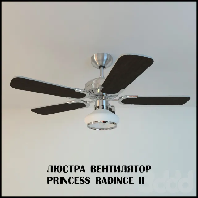 Люстра вентилятор Princess Radince II – 235121