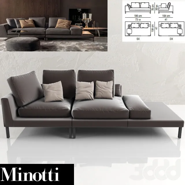 Модульный диван minotti – 235535