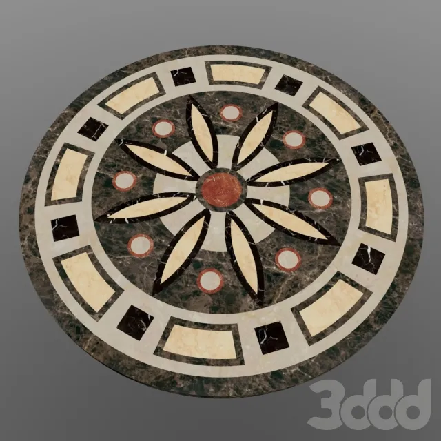 Мраморная розетка – 235605