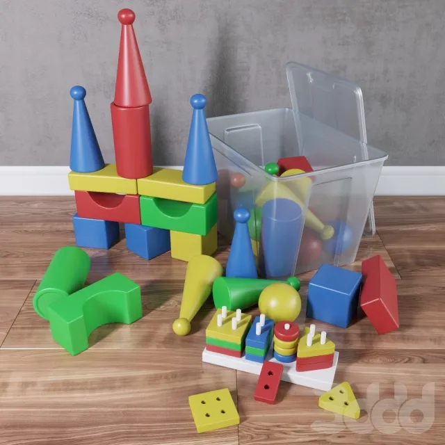Набор игрушек с контейнером – 235737