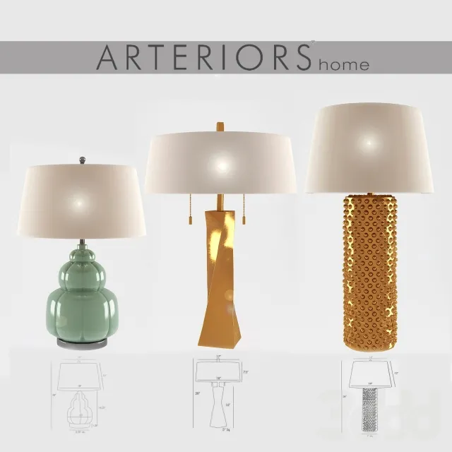 Набор настольных ламп Arteriors Home – 235803