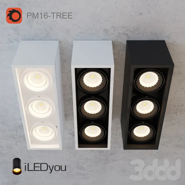 Накладной светильник CUB-TREE 3×8 Вт – 235901