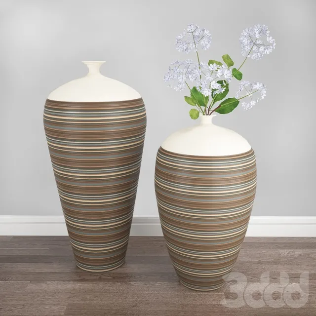 Напольная ваза с цветами – 235937