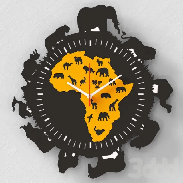 Настенные часы DIDIART Сафари в Африке – 236017