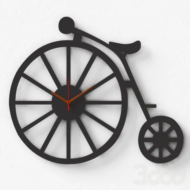 Настенные часы DIDIART Старинный велосипед – 236019