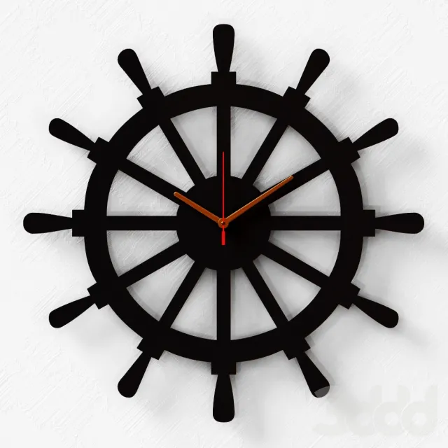 Настенные часы DIDIART Штурвал – 236021