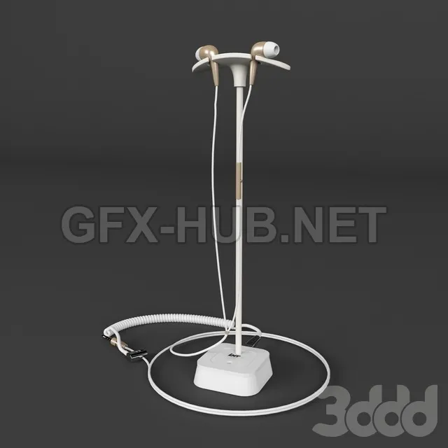 Наушники на пьедестале + obj (Vray+Corona) – 236203