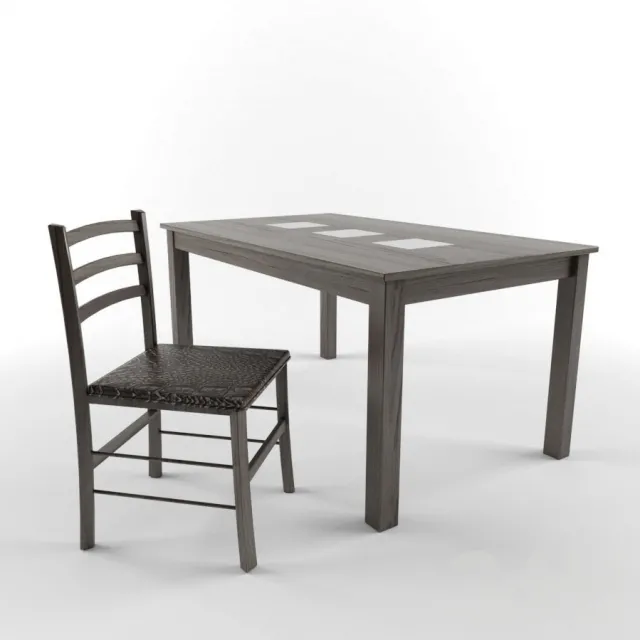Обеденный стол Antila E и стул Венеция – 236275