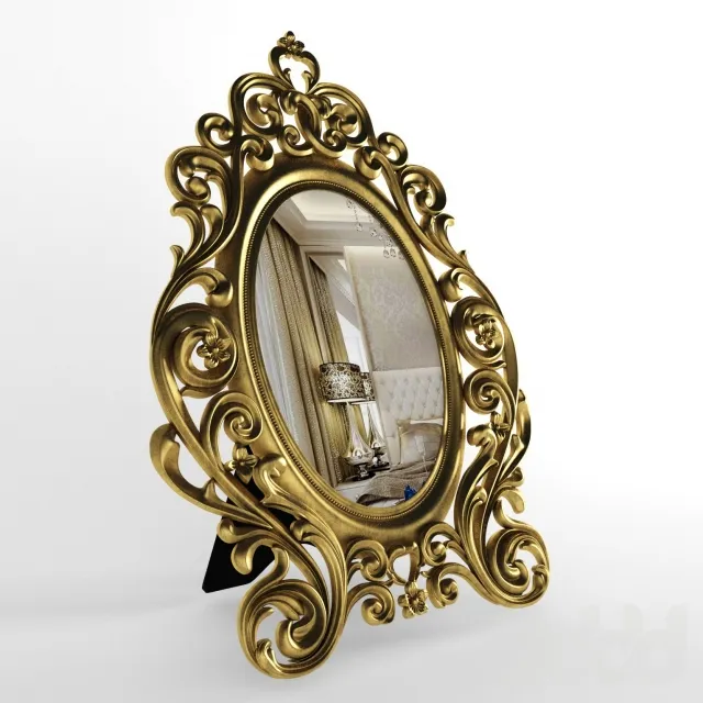 Овальное зеркало в стиле Модерн – 236327