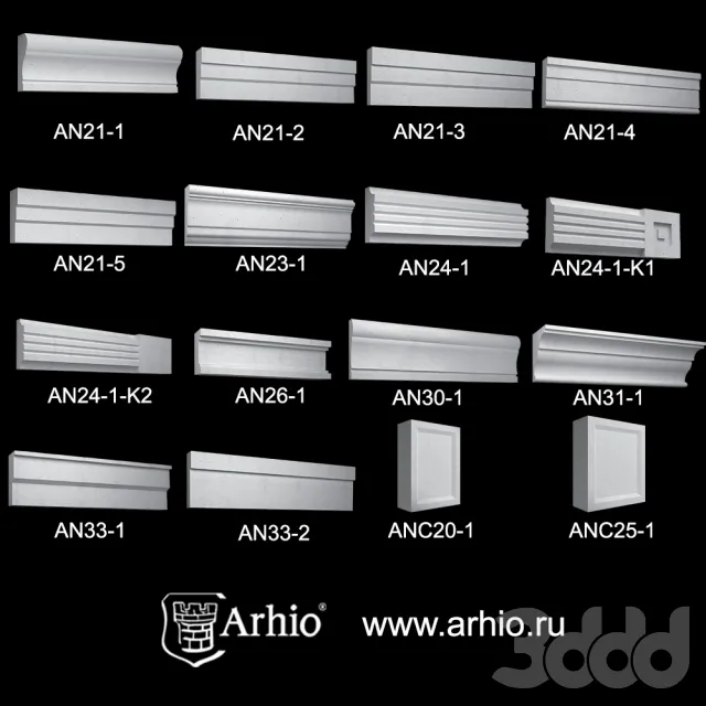 Сборник наличников Arhio® (AN21-AN33) – 237857