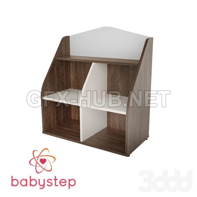Стеллаж-витрина детский babystep Лофт800 – 238521